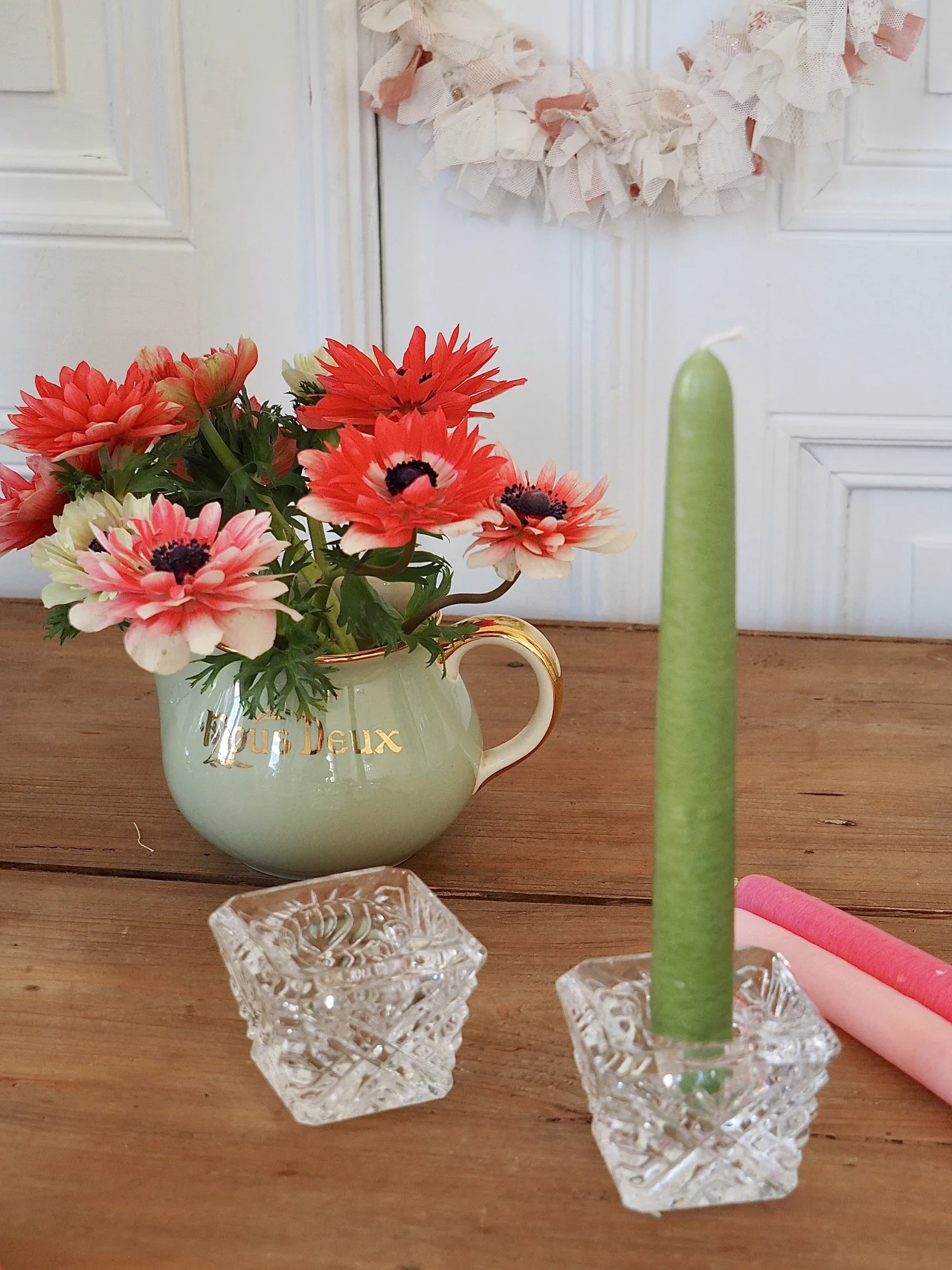 MaisonBoisDeRose bougeoir carré ciselé3