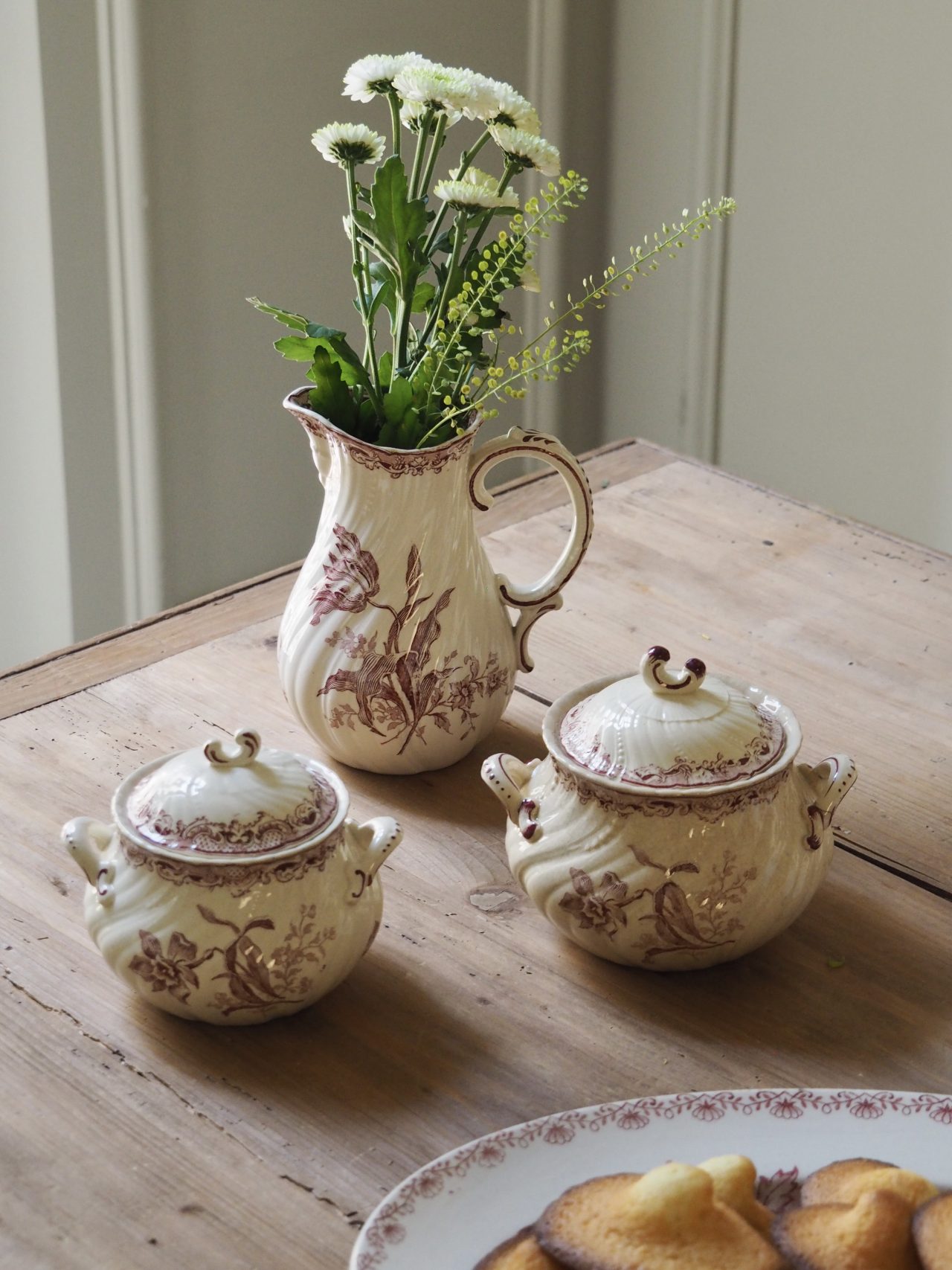 Grand sucrier Fontange Sarreguemines