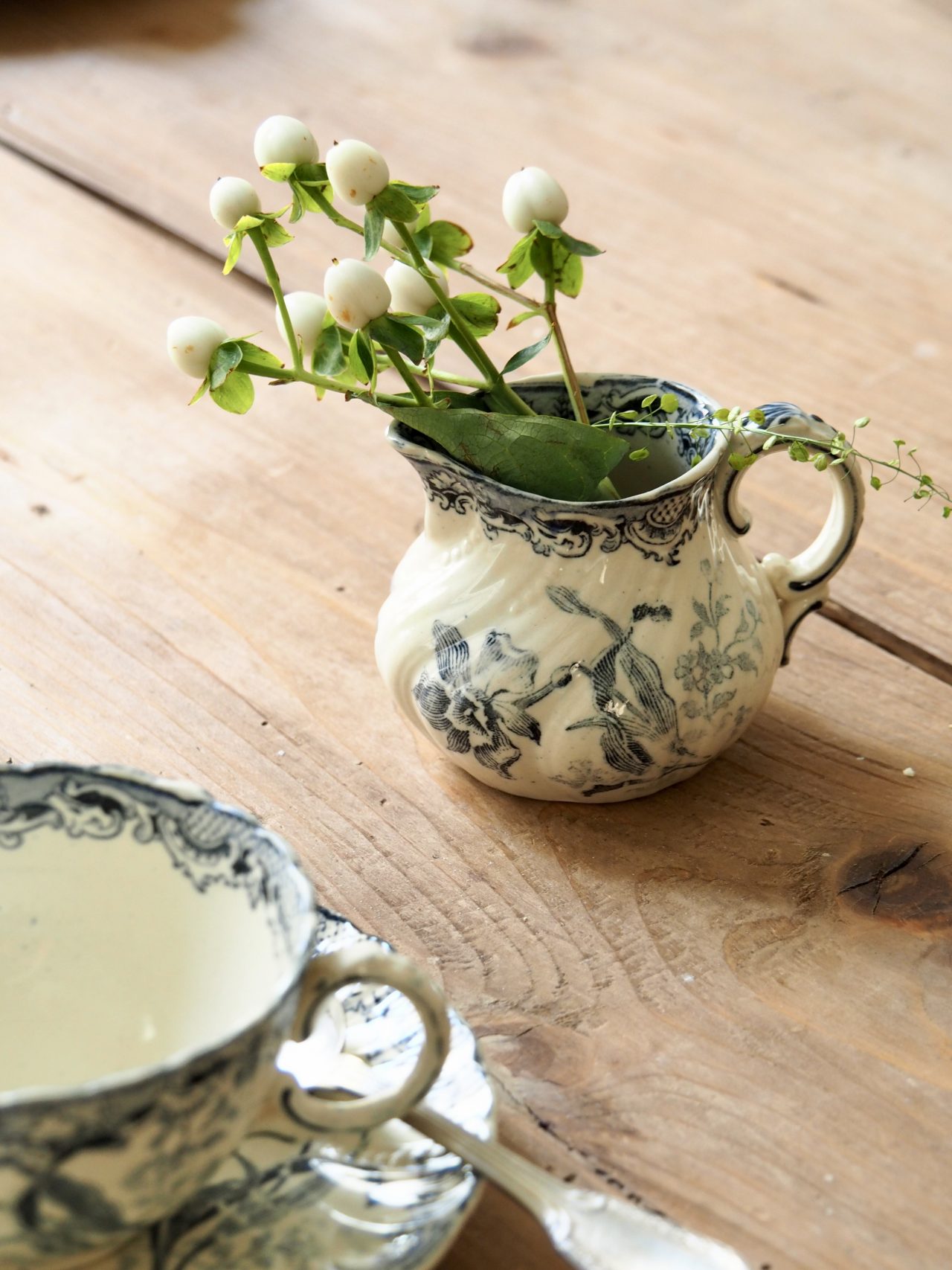 Pot à lait Fontanges bleu canton 10 cl