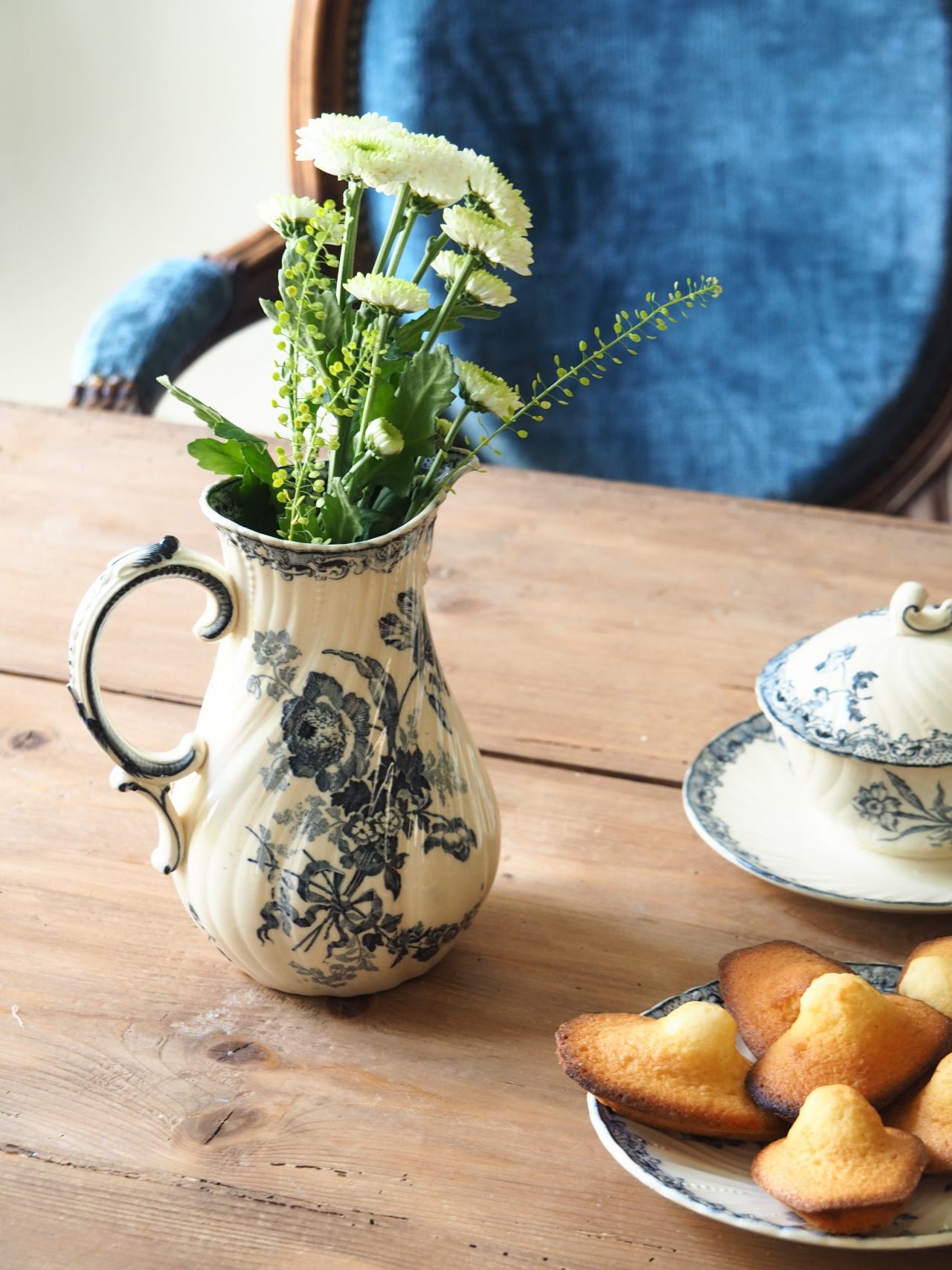 Pot à lait Fontanges bleu canton 17 cl