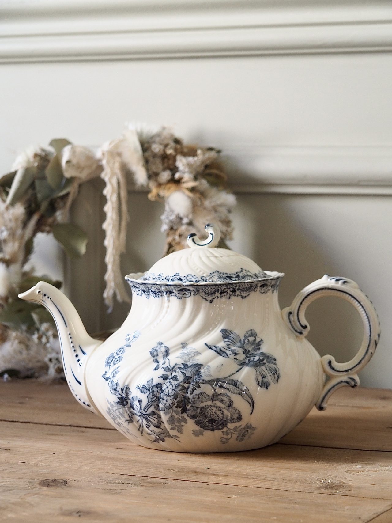 Théière Fontanges bleu canton