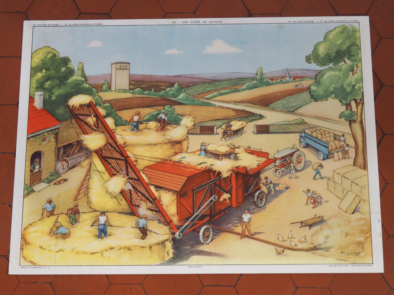 MaisonBoisDeRose affiche rossignol battage cultures8