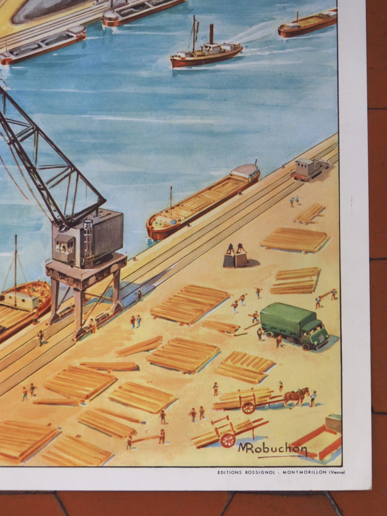 MaisonBoisDeRose affiche rossignol port fluvial port mer5