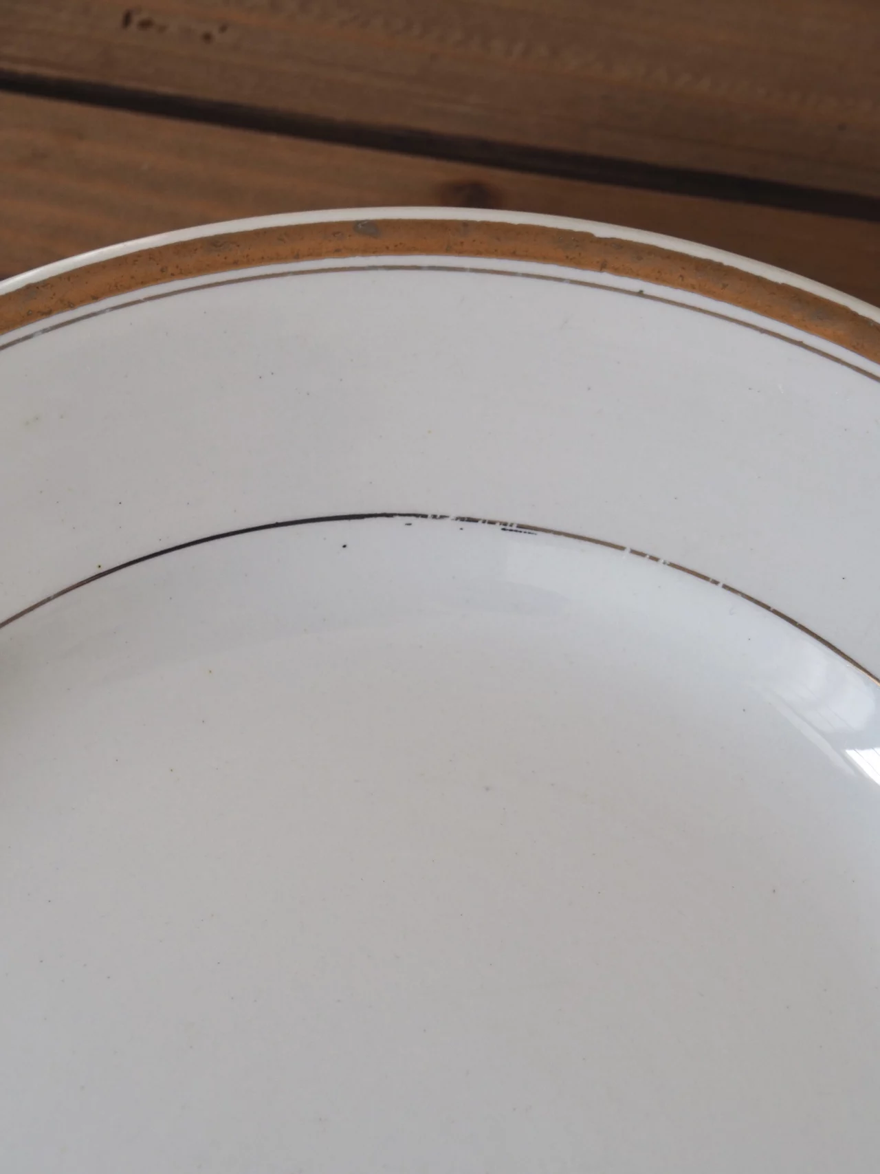 MaisonBoisDeRose Assiette Blanc et Or Sarreguemines Digoin2