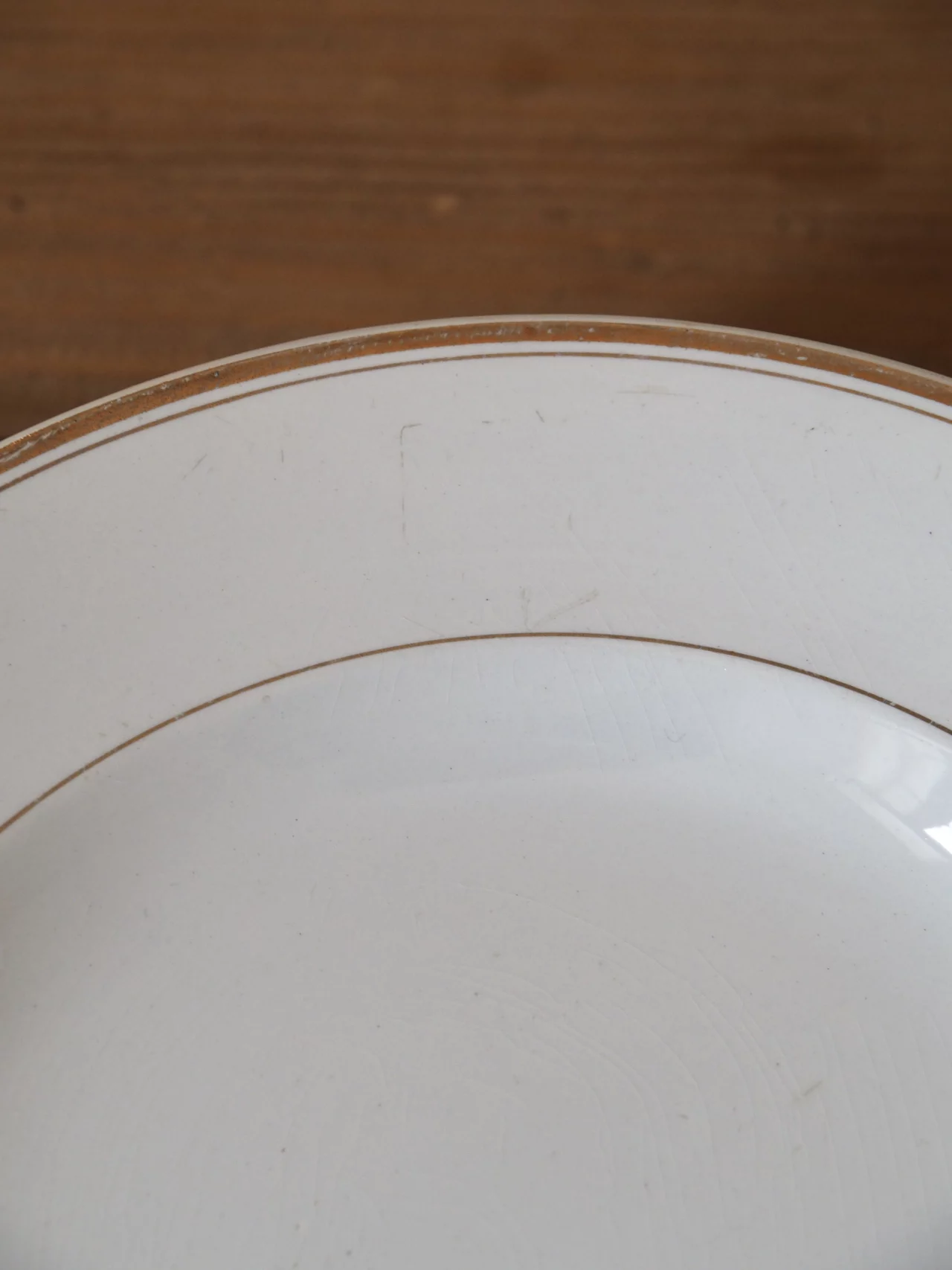 MaisonBoisDeRose Assiette Blanc et Or Sarreguemines Digoin4