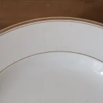 MaisonBoisDeRose Assiette Blanc et Or Sarreguemines Digoin4