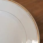 MaisonBoisDeRose Assiette dessert Blanc et Or Sarreguemines Digoin2