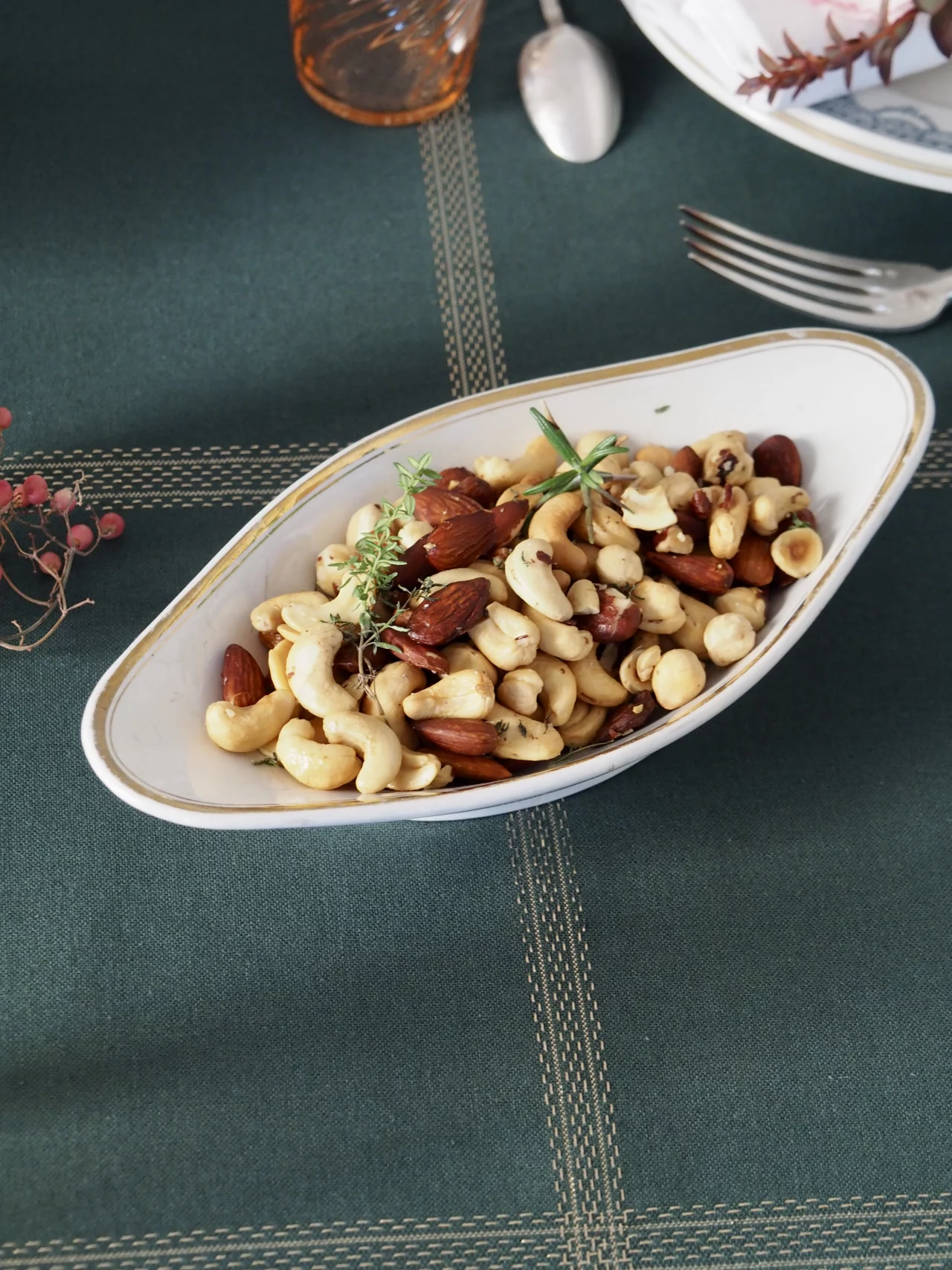 ravier Service Blanc et Or Sarreguemines Digoin