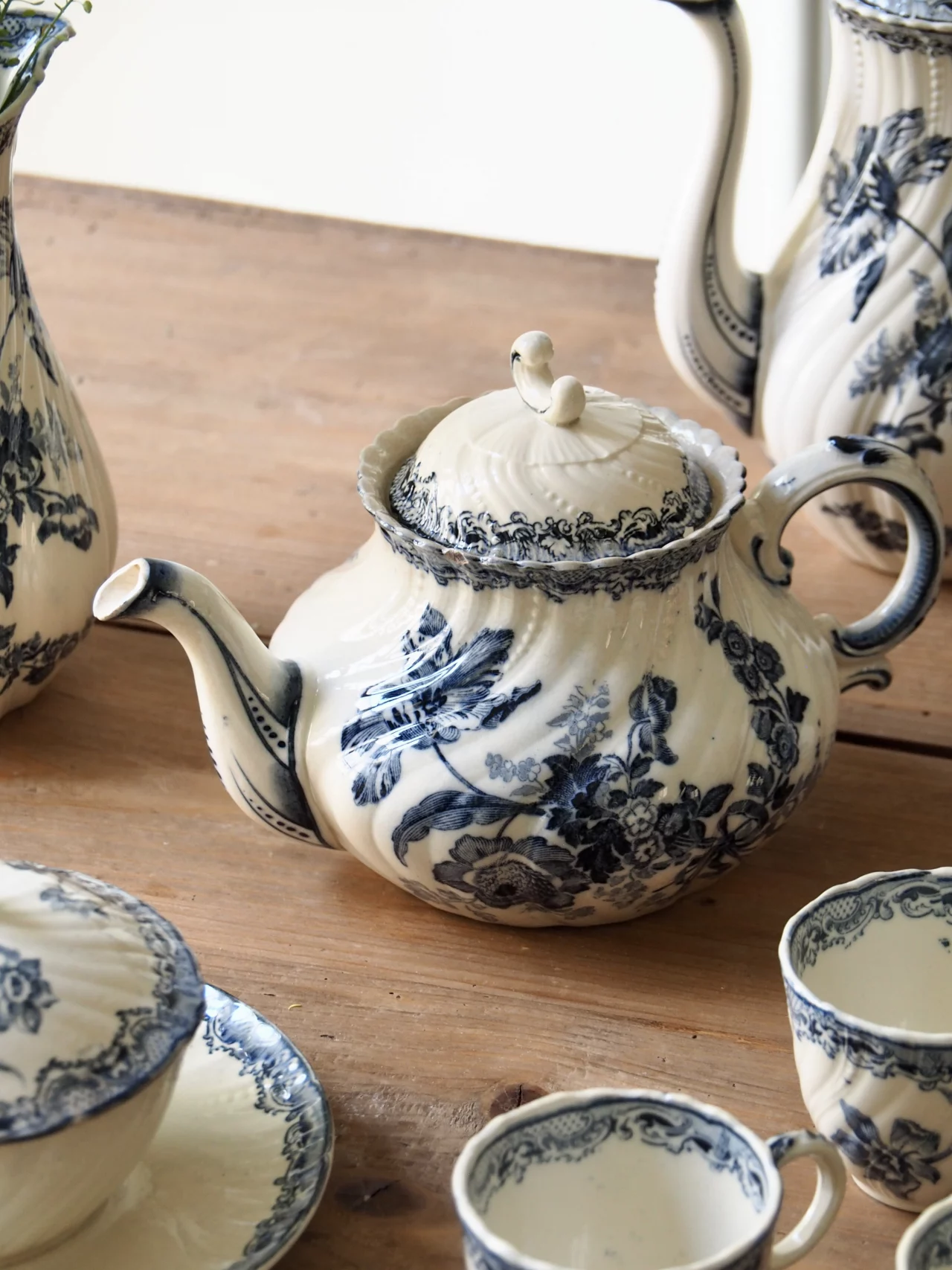 Théière Fontanges bleu canton petit modèle