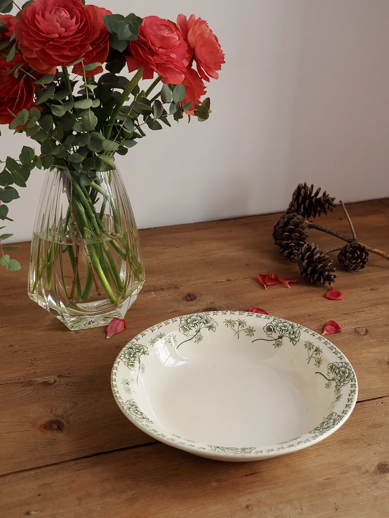 Plat rond creux palmyre