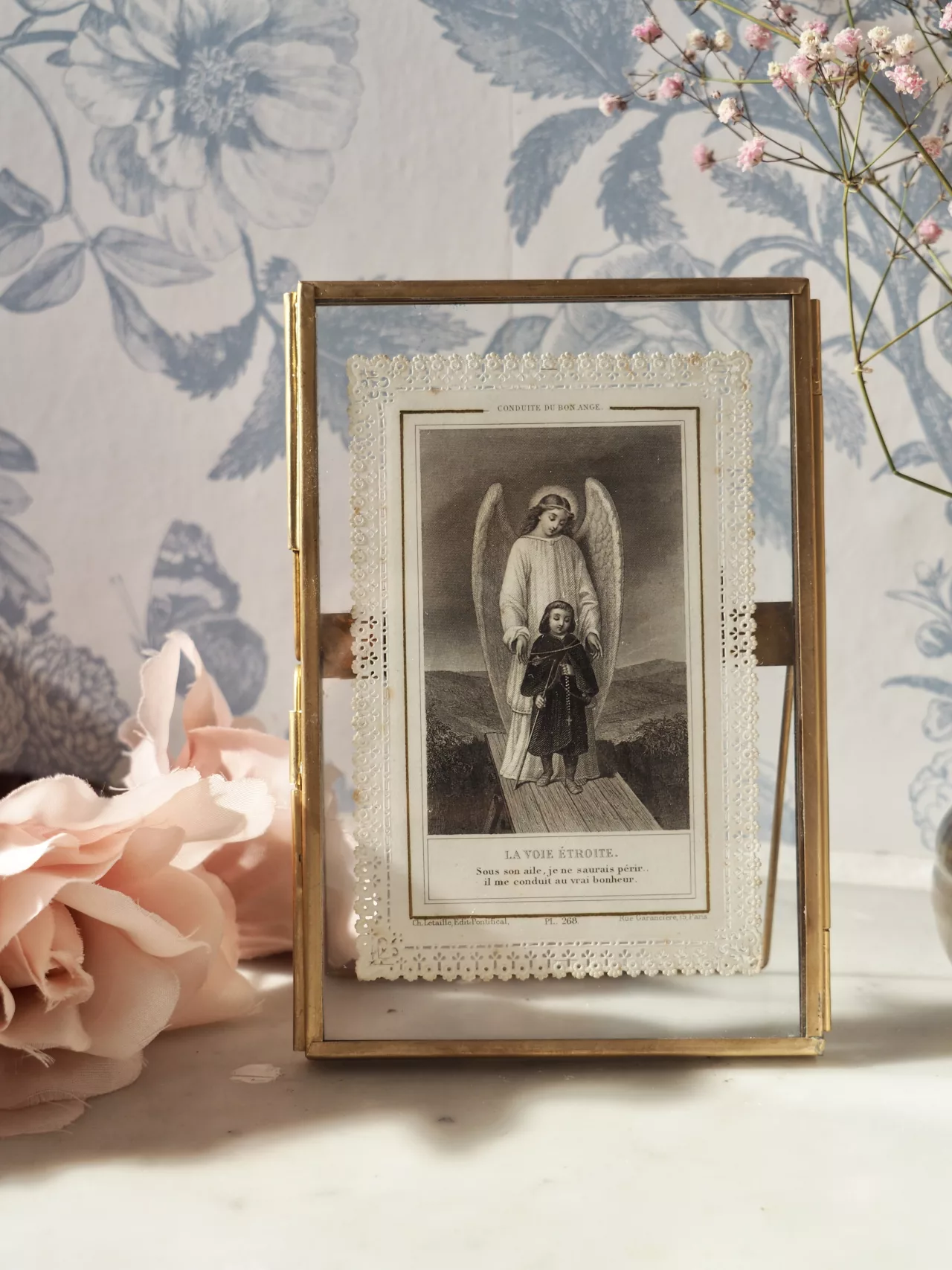 Cadre laiton à poser