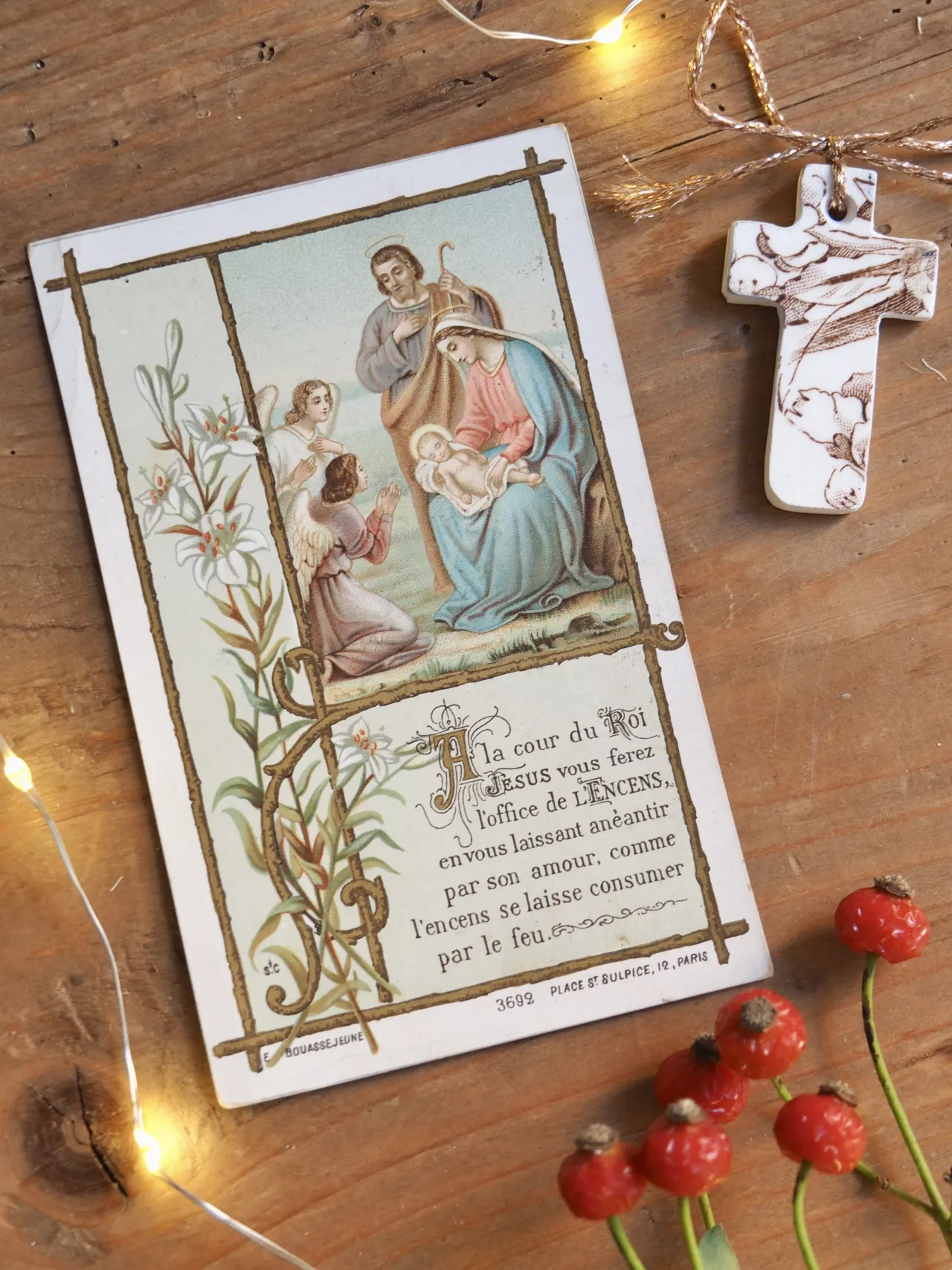 image pieuse à la cour du Roi Jésus