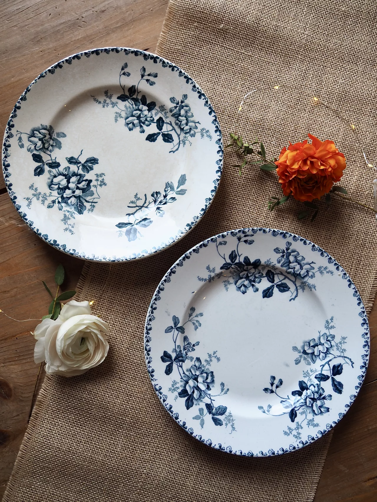 Assiette Saint Amand modèle Acacia