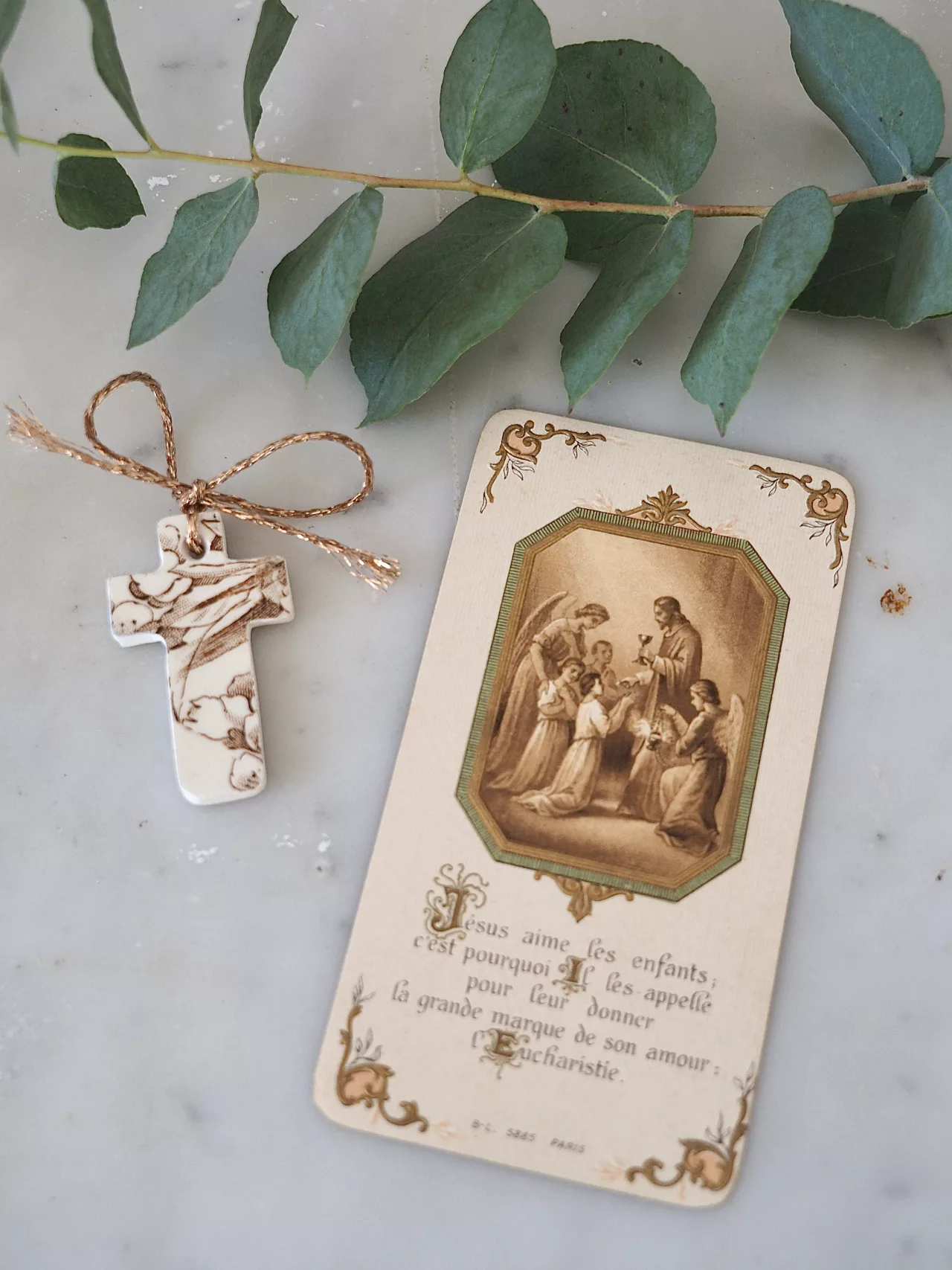 Image pieuse l'Eucharistie