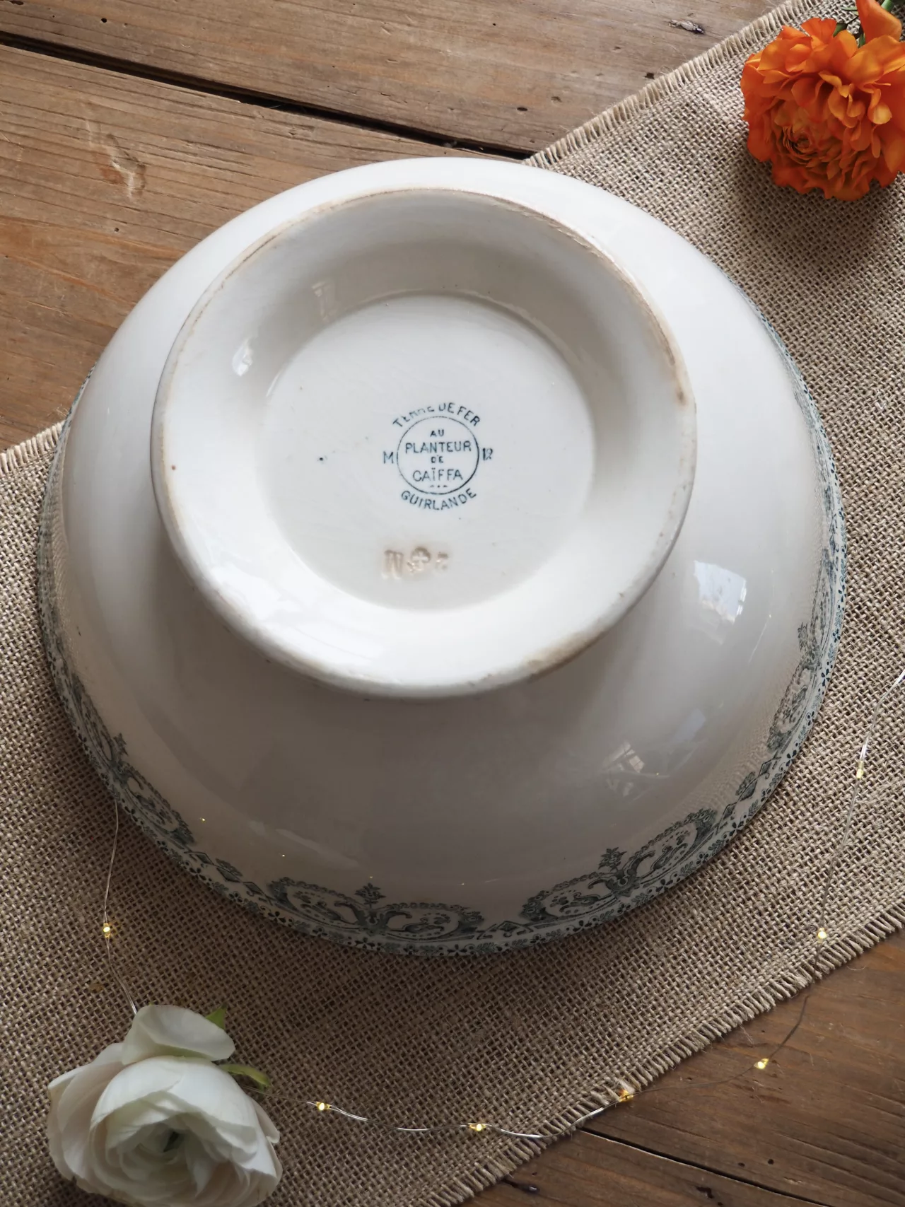 Saladier Guirlandes Au planteur de Caïffa 3