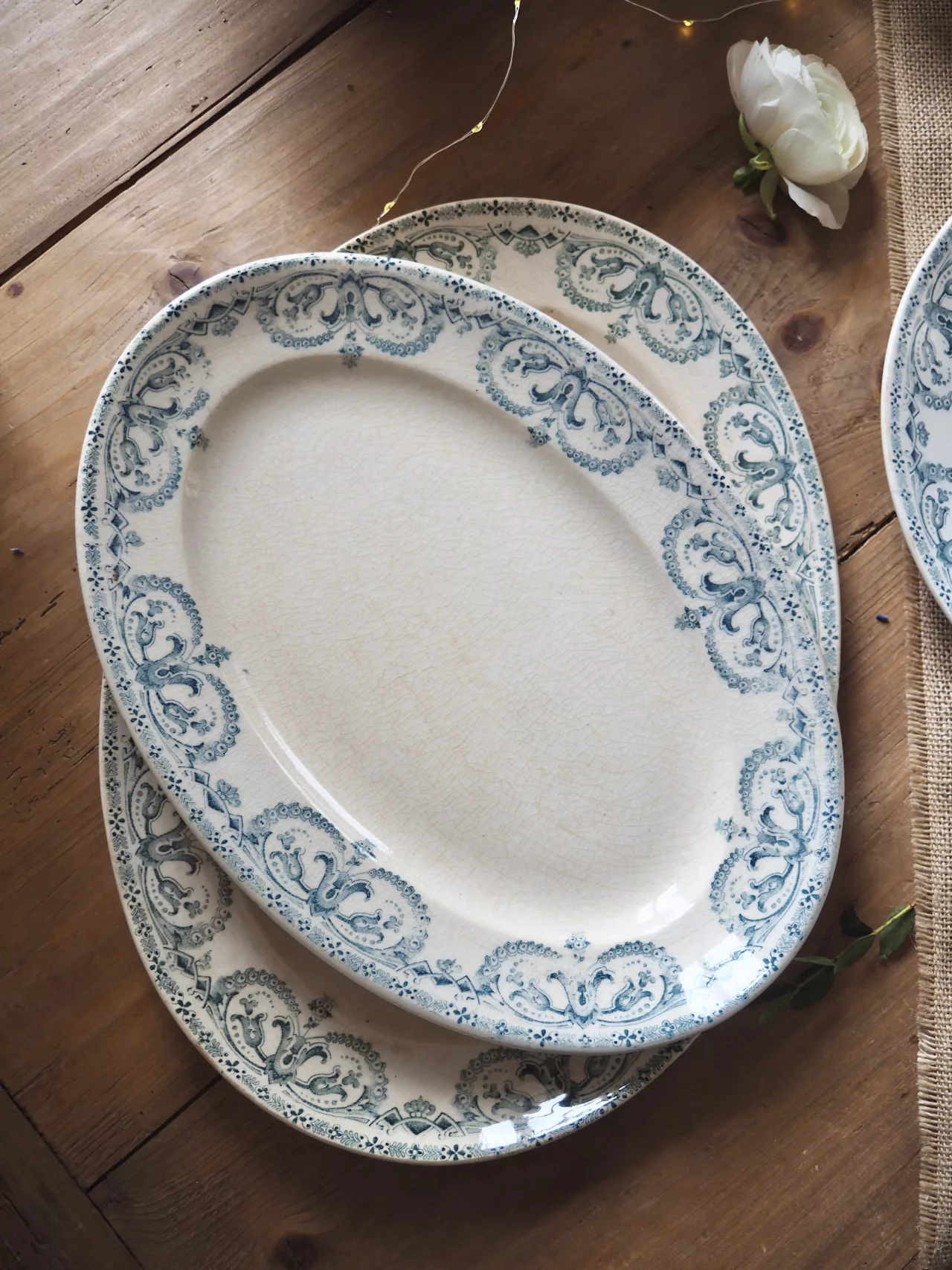 Plats ovals Guirlandes Au planteur de Caïffa 2