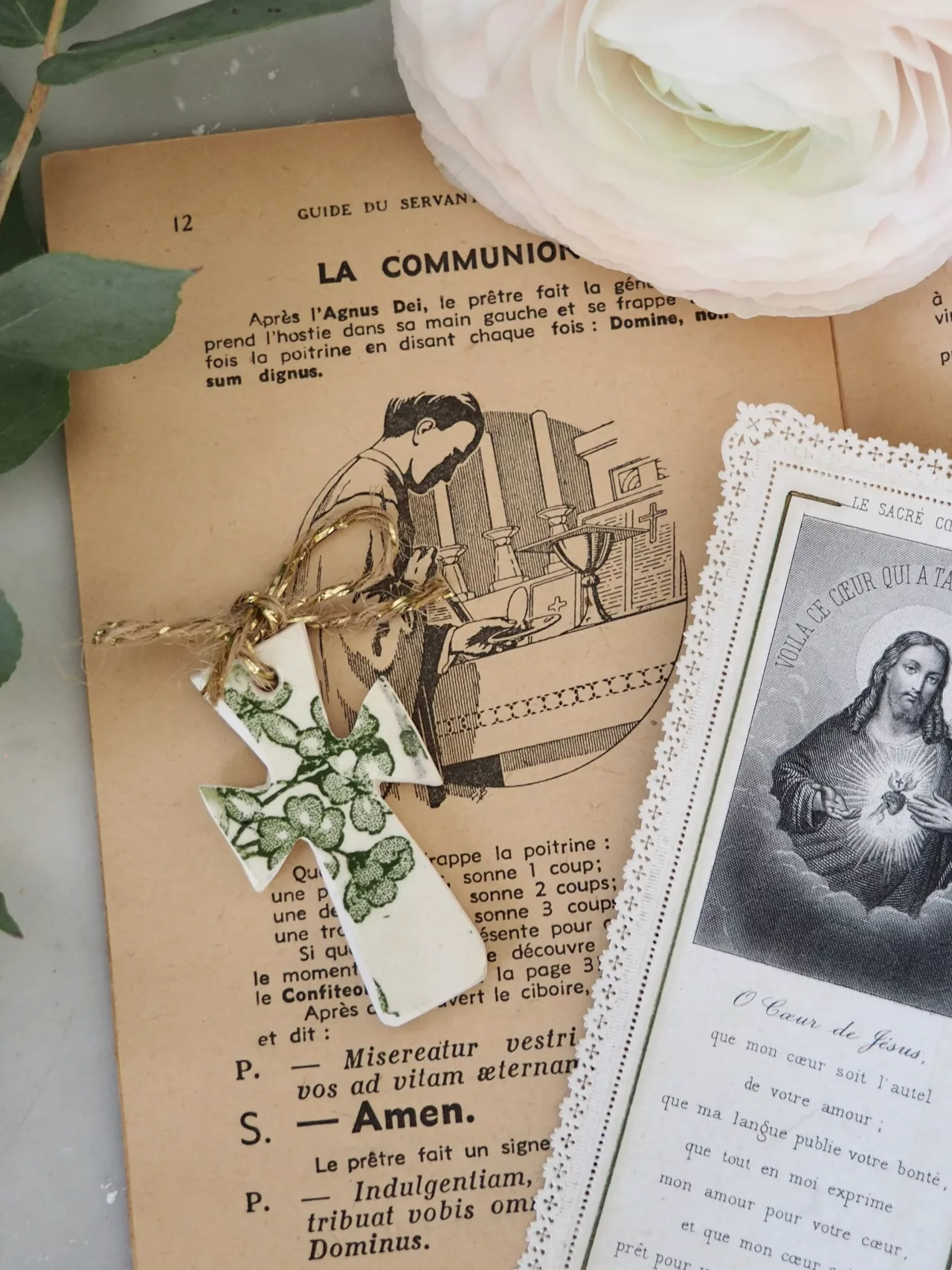 Croix byzantine Geranium